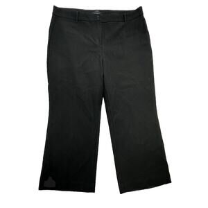 Talbots Curvy Black Pants Womens Size 16 Trousers Business Casual Career